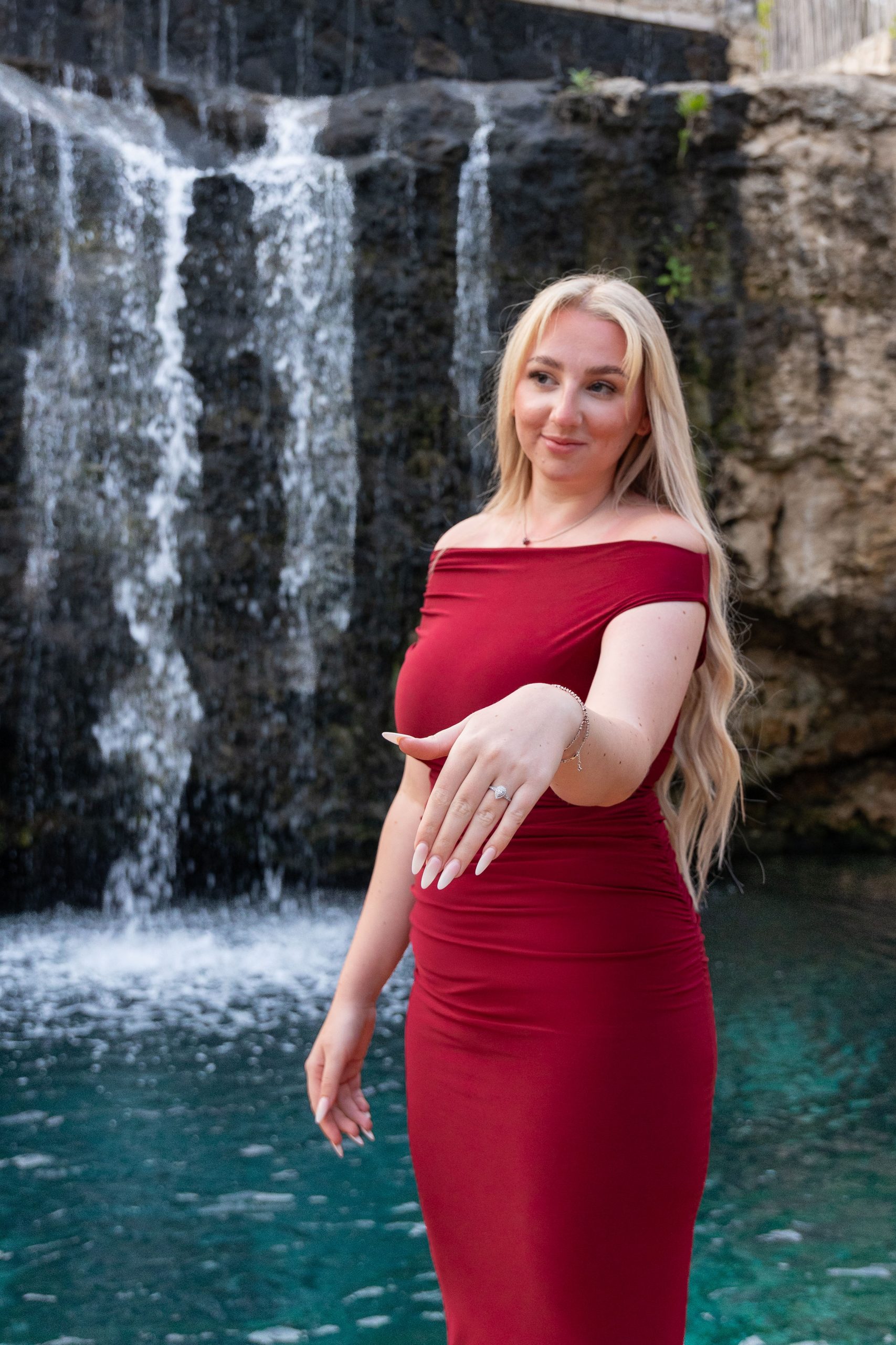Romantic couple photography after a private cenote proposal