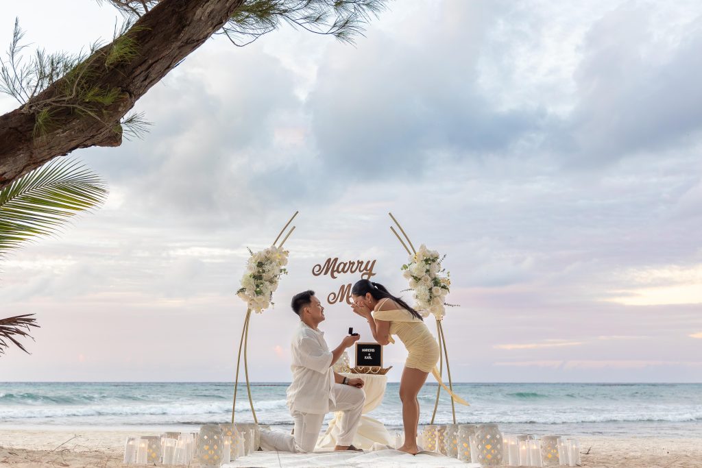 The Yes Moment – Proposal at Xcalacoco Beach Playa del Carmen